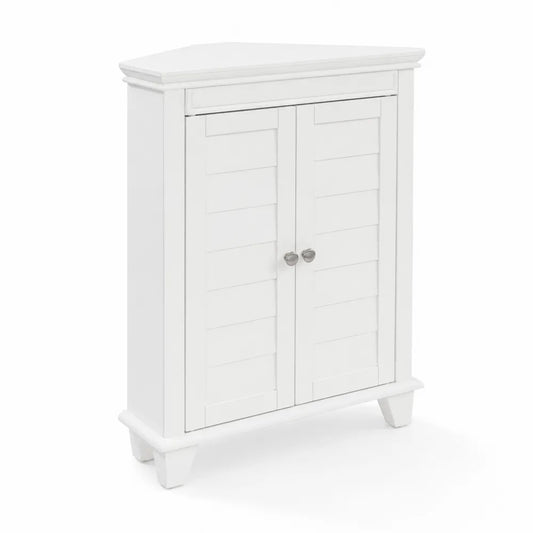 Eckschrank Holz Weiß 2 Türen